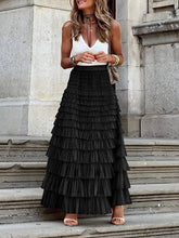 Load image into Gallery viewer, UZ Wholesale Store - A-Line High Waisted Solid Color Tulle Skirts Bottoms