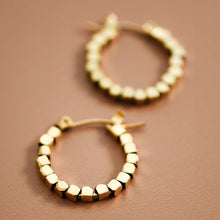 Load image into Gallery viewer, Mia Accessories - 18K Gold PVD Plated Waterproof Stainless Steel Hoop Earrings - 7191