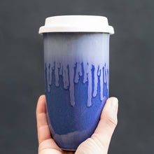Load image into Gallery viewer, Nova Ceramics Travel Mugs - Neptune Ceramic Travel Mug – 16oz with Lid & Sleeve