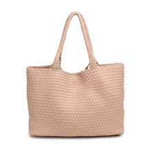 Load image into Gallery viewer, Moda Luxe - Solana Woven Vegan Leather Tote