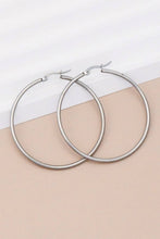 Load image into Gallery viewer, Mia Accessories - Tarnish-Resistant Waterproof Stainless Steel Hoop Earrings - 7146
