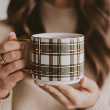 Load image into Gallery viewer, Sweet Water Decor - *NEW* Green Plaid Coffee Mug - Christmas Decor & Gifts