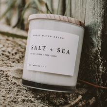 Load image into Gallery viewer, Sweet Water Decor - Salt and Sea 11 oz Soy Candle - Home Decor & Gifts