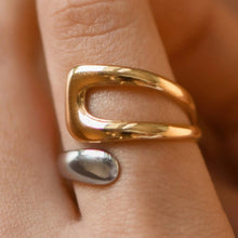 Load image into Gallery viewer, Mia Accessories - 18K Gold PVD Plated Waterproof Stainless Steel Ring - 7929