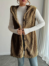 Load image into Gallery viewer, EmberLoom - Women's Reversible Faux Fur outwear Vest with Buttons