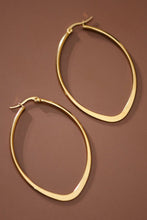 Load image into Gallery viewer, Mia Accessories - 18K Gold Plated Waterproof Stainless Steel Hoop Earrings - 7534