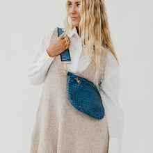 Load image into Gallery viewer, Westlyn Woven Bum Bag *NEW COLORS ADDED*: Black