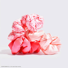 Load image into Gallery viewer, KITSCH - Hello Kitty x Kitsch Recycled Fabric Puffy Scrunchies 3pcSet