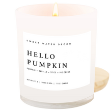 Load image into Gallery viewer, Sweet Water Decor - Hello Pumpkin 11 oz Soy Candle - Fall Decor & Gifts