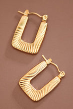 Load image into Gallery viewer, Mia Accessories - 18K Gold Plated Waterproof Stainless Steel Hoop Earrings - 7660
