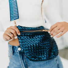 Load image into Gallery viewer, Westlyn Woven Bum Bag *NEW COLORS ADDED*: Checkered Black