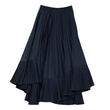Load image into Gallery viewer, UZ Wholesale Store - Irregular High-Waisted Pleated Maxi Skirt