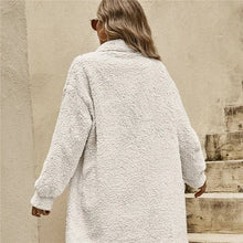 Load image into Gallery viewer, UZ Wholesale Store - Solid Color Lapel Woolen Open-Front Overcoat