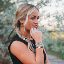 Load image into Gallery viewer, K'lani hair tie bracelets - "Flourish" Natural Butterfly Hair Tie Bracelets
