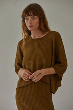 Load image into Gallery viewer, By Together - L4646 | Knit Sweater Boxy Short Sleeve Top