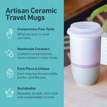 Load image into Gallery viewer, Nova Ceramics Travel Mugs - Horizon Ceramic Travel Mug – 16oz with Lid & Sleeve