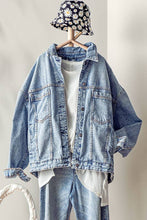 Load image into Gallery viewer, Urban Daizy - DENIM BUTTON-UP JACKET