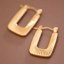 Load image into Gallery viewer, Mia Accessories - 18K Gold Plated Waterproof Stainless Steel Hoop Earrings - 7660