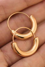 Load image into Gallery viewer, Mia Accessories - 18K Gold Plated Waterproof Stainless Steel Hoop Earrings - 7770