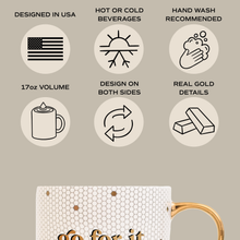 Load image into Gallery viewer, Sweet Water Decor - Go For It Gold Tile Coffee Mug - Gifts & Home Decor