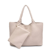 Load image into Gallery viewer, Moda Luxe - Solana Woven Vegan Leather Tote
