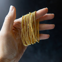Load image into Gallery viewer, Lenny & Eva - Gold Beaded Bracelets-3mm, Smooth