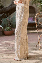 Load image into Gallery viewer, Urban Daizy - Natural Crochet Wide-Leg Pants