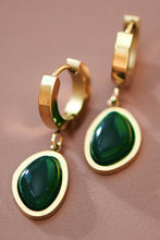 Load image into Gallery viewer, Mia Accessories - 18K Gold Plated Waterproof Stainless Steel Drop Earrings - 7570