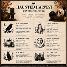 Load image into Gallery viewer, Candle Bliss - Haunted Harvest Candle Collection | Halloween Wholesale