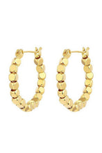 Load image into Gallery viewer, Mia Accessories - 18K Gold PVD Plated Waterproof Stainless Steel Hoop Earrings - 7191