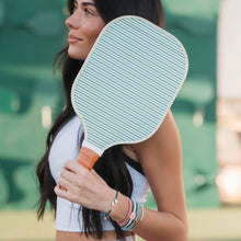 Load image into Gallery viewer, K'lani hair tie bracelets - "Rally" Pickleball with Pink & Green Hair Tie Bracelets