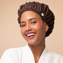 Load image into Gallery viewer, KITSCH - Kitsch Shower Cap 2pc Set - Terracotta & Brown