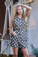 Load image into Gallery viewer, Urban Daizy - Polka Dot Cotton Linen Matching Set