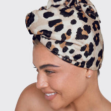 Load image into Gallery viewer, Quick Dry Hair Towel - Leopard