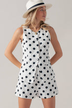 Load image into Gallery viewer, Urban Daizy - Polka Dot Cotton Linen Matching Set