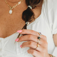Load image into Gallery viewer, K'lani hair tie bracelets - "Terra" Earth Tones Hair Tie Rings