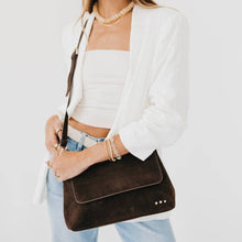 Load image into Gallery viewer, Pretty Simple - Miranda Suede Flap Crossbody