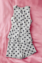 Load image into Gallery viewer, Urban Daizy - Polka Dot Cotton Linen Matching Set