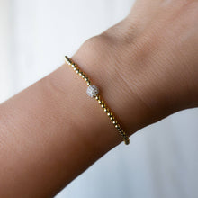 Load image into Gallery viewer, Lenny & Eva - Gold Beaded Bracelets-Uno, Mixed Metals, Gilded Stretch