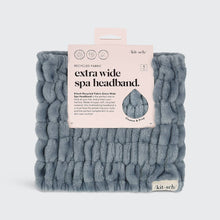 Load image into Gallery viewer, Extra Wide Spa Headband - Misty Blue
