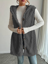 Load image into Gallery viewer, EmberLoom - Women's Reversible Faux Fur outwear Vest with Buttons
