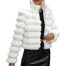 Load image into Gallery viewer, UZ Wholesale Store - Short Faux Fur Coat In Solid Color
