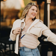 Load image into Gallery viewer, Jolie Puffer Belt Bag NEW COLORS!: Sand
