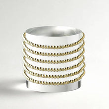 Load image into Gallery viewer, Lenny &amp; Eva - Gold Beaded Bracelets-3mm, Smooth
