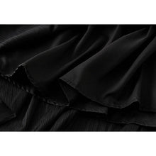 Load image into Gallery viewer, UZ Wholesale Store - Metallic Pleated A-Line Skirt with Elastic Waist in Solid Color
