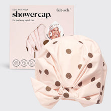 Load image into Gallery viewer, KITSCH - Luxury Shower Cap - Blush Dot

