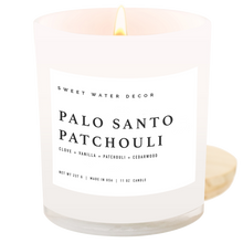 Load image into Gallery viewer, Sweet Water Decor - Palo Santo Patchouli 11 oz Soy Candle - Home Decor &amp; Gifts
