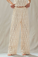 Load image into Gallery viewer, Urban Daizy - Natural Crochet Wide-Leg Pants
