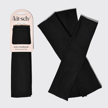 Load image into Gallery viewer, KITSCH - Recycled Active Headbands 3pc Set- Black
