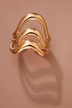 Load image into Gallery viewer, Mia Accessories - 18K Gold Plated Waterproof Stainless Steel Ring - 7855
